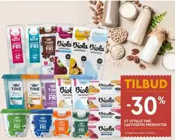 Coop Mega ET UTVALG TINE LAKTOSEFRI PRODUKTER tilbud
