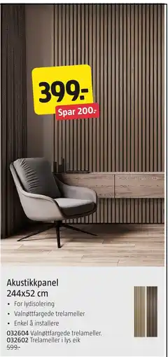 Jula Akustikkpanel tilbud