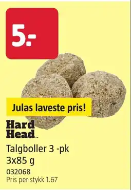 Jula Hard Head Talgboller tilbud