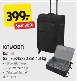 Jula Kayoba Koffert tilbud