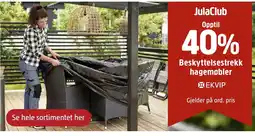 Jula Ekvip beskyttelsestrekk hagemøbler tilbud