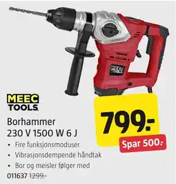 Jula MeeC Tools Borhammer tilbud