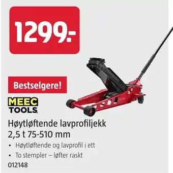 MeeC Tools Høyt løftende lavprofiljekk