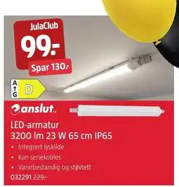 Jula anslut LED-armatur tilbud