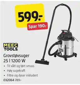 Jula MeeC Tools grovstøvsuger tilbud