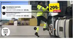Jula Bluewear Varselskjorte med hette tilbud