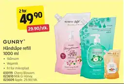 Jula Gunry håndsåpe refill tilbud