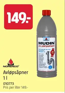 Jula NorencO Avløpsåpner tilbud