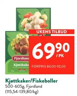 Jacobs Fjordland Kjøttkaker/Fiskeboller tilbud