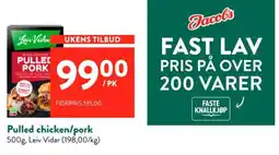 Jacobs Leiv Vidar pulled pork tilbud