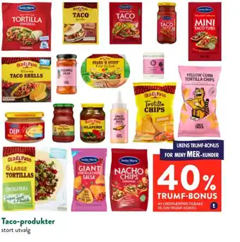 Jacobs Taco-produkter tilbud