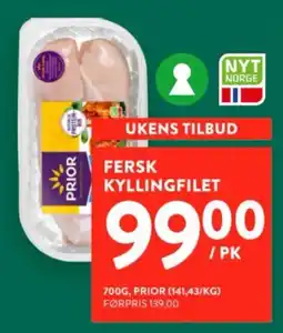 Jacobs Prior fersk kyllingfilet tilbud