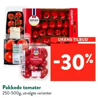Jacobs Pakkede tomater tilbud