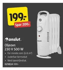 Jula Oljeovn 230 V 500 W tilbud