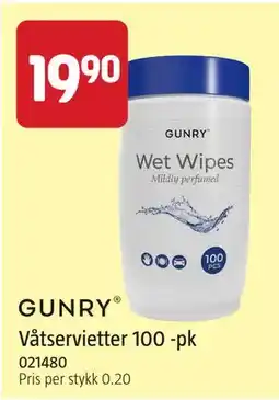 Jula Våtservietter 100 -pk tilbud