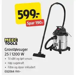 Jula Grovstøvsuger 25 l 1200 W tilbud