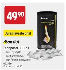Jula Tennposer 100-pk tilbud