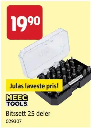 Jula Bitssett 25 deler tilbud