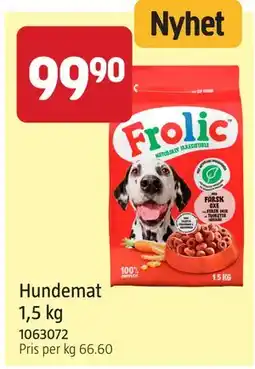 Jula Hundemat 1,5 kg tilbud