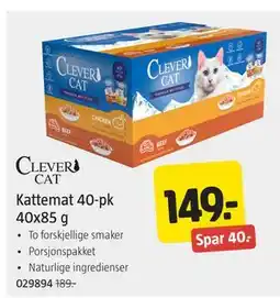 Jula Kattemat 40-pk tilbud