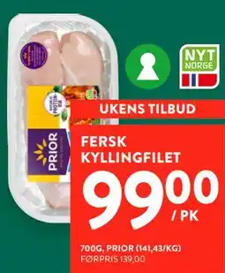 Jacobs FERSK KYLLINGFILET tilbud