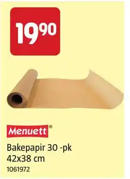 Jula Bakepapir 30 -pk 42x38 cm tilbud