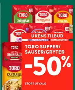 Jacobs TORO SUPPER/ SAUSER/GRYTER tilbud