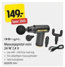 Jula Massasjepistol mini tilbud