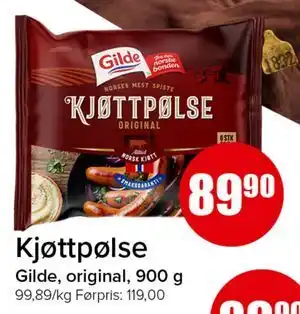 Spar Kjøttpølse tilbud