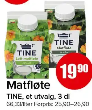 Spar Matfløte tilbud