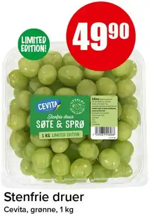 Spar Stenfrie druer tilbud