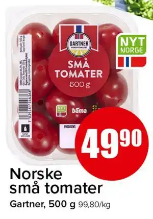 Spar Norske små tomater tilbud