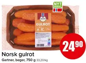 Spar Norsk gulrot tilbud