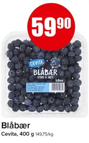 Spar Blåbær tilbud