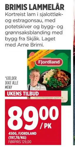Meny BRIMIS LAMMELÅR tilbud