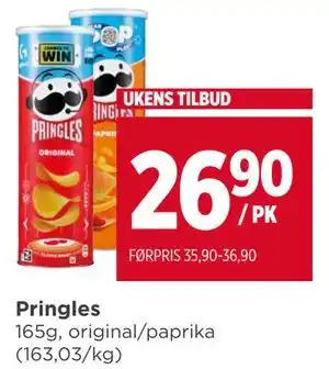 Meny Pringles tilbud