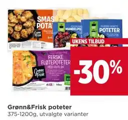 Meny Grønn&Frisk poteter tilbud