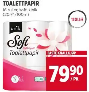 Meny TOALETTPAPIR tilbud