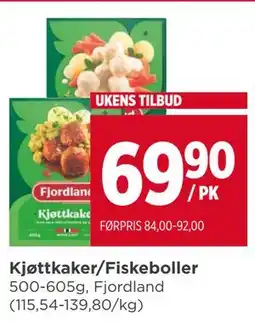 Meny Kjøttkaker/Fiskeboller tilbud