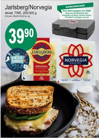 Joker Jarlsberg/Norvegia tilbud