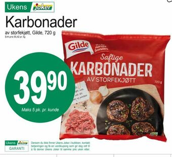 Joker Karbonader tilbud