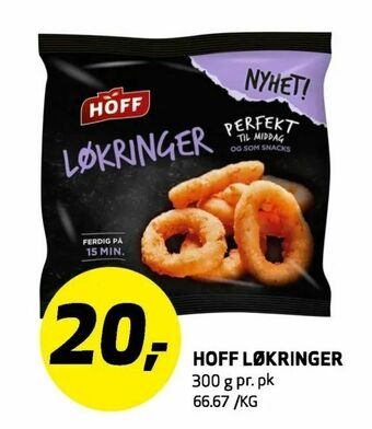 Bunnpris Hoff løkringer tilbud