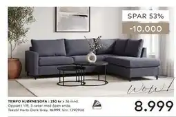 Skeidar TEMPO HJØRNESOFA tilbud