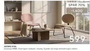 Skeidar ASTRID STOL tilbud