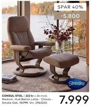 Skeidar CONSUL STOL tilbud