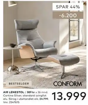 Skeidar AIR LENESTOL tilbud