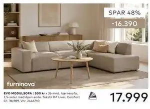 Skeidar EVO MODULSOFA tilbud
