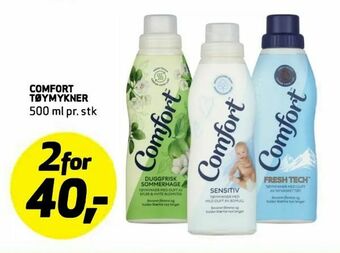 Bunnpris Comfort tøymykner tilbud