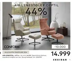 Skeidar AIR LENESTOL tilbud