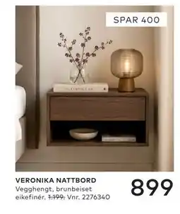 Skeidar VERONIKA NATTBORD tilbud